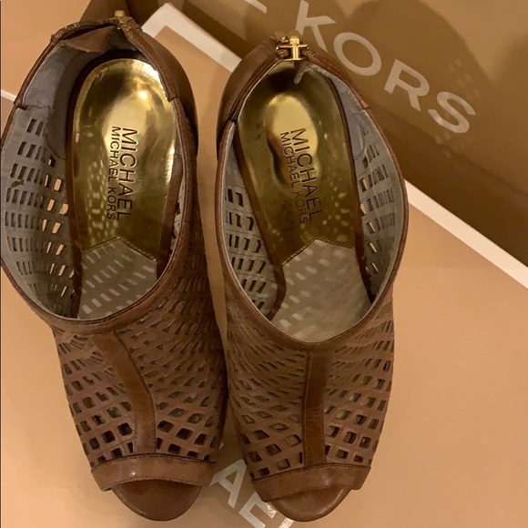 Michael Kors Peep Toe Booties - Picture 2 of 6